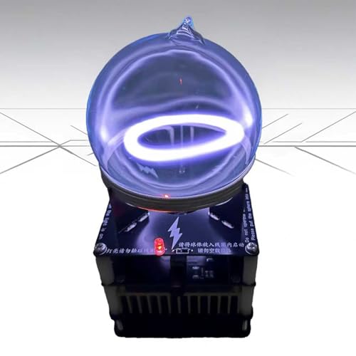 Bola de plasma, excitadores de funcionamiento, cristal de xenón para decoración de fiestas, señal de advertencia al aire libre, regalo científico, diámetro de 9 cm