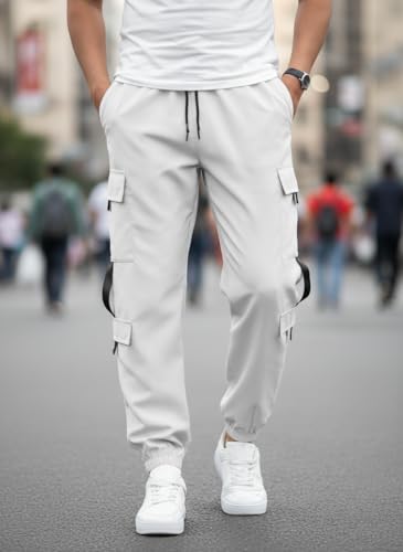 Image of Mack Jonney Men's Solid Joggers | Solid Design | Regular Fit | Casual & Athleisure Wear |Pack of 1-MMJ-79