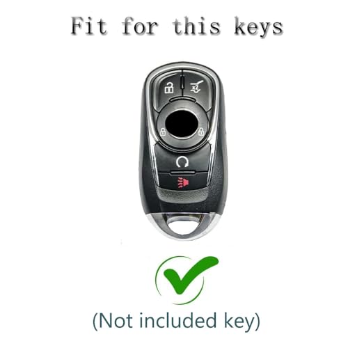 Coque de clé de voiture 5 boutons Buick Envision étui télécommande - 2