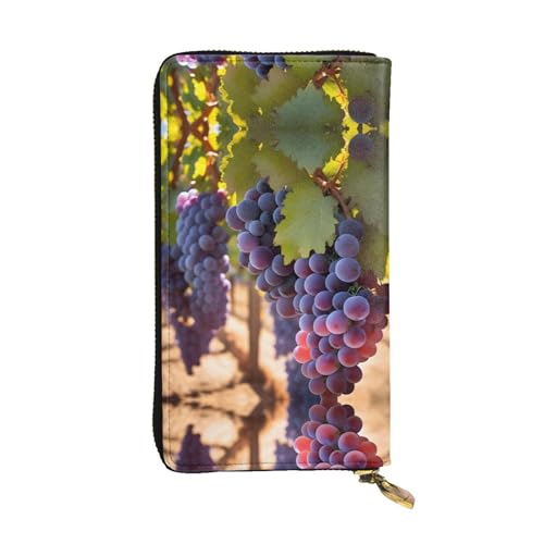 Porte-cartes et monnaie Desert Grapes : pochette longue aux finitions soignées