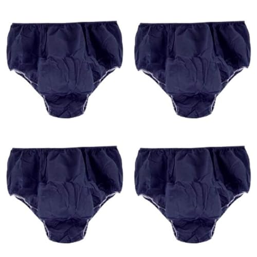 100 Piezas Calzoncillos Bóxer de Viaje Desechables para Hombre,Ropa Interior de SPA No Tejida para Mujer,Bragas de Masaje Gruesas(Blue)
