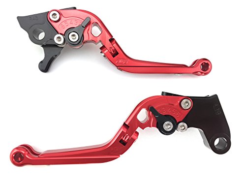 Palancas ajustables Honda VFR en aluminio mecanizado con acabado anodizado premium