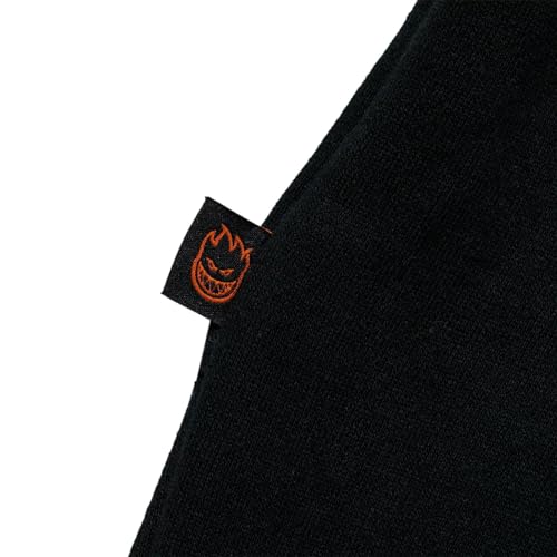 Spitfire Wheels Hoody Flames Script Zip Black4
