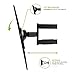 Kanto R500 Recessed In-Wall Full Motion Articulating TV Mount for 46-inch to 80-inch TVs | Ultra Low Profile | Swivel and Tilt Capable | Cable Management for Clean Setup