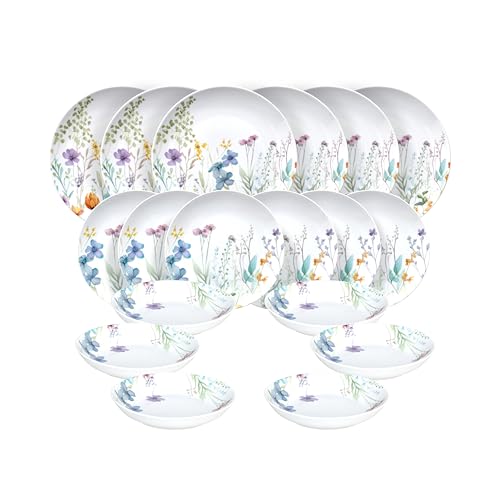 Tognana Florenne, 18-teiliges Geschirrset für 6 Personen, Porzellan,...