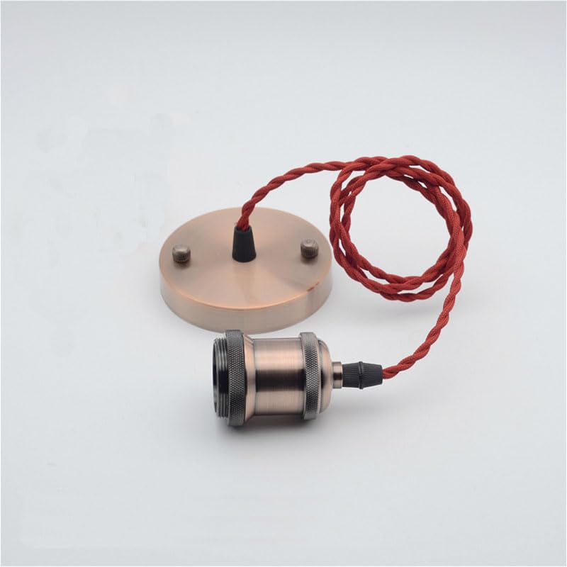 Aluminum Light E27 Lamp holder for 110V 220V led Incandescent bulb Vintage Retro decor hanging Lamp for home room - (Color: type 4; Base Type: E27)