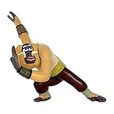 FIGURA MONO KUNG FU PANDA, Tamaño 7,5 cm, Maestro Mono es uno de los miembro de los Cinco Furiosos y un maestro en el estilo del mono de Hung Ga Kung Fu .