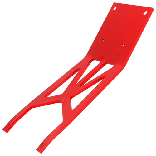 Image of Aluminum Front Skid Plate Skidplate #5837 Compatible with Traxxas Slash 2WD 1 /10 RC Car Upgrade Parts (Red)