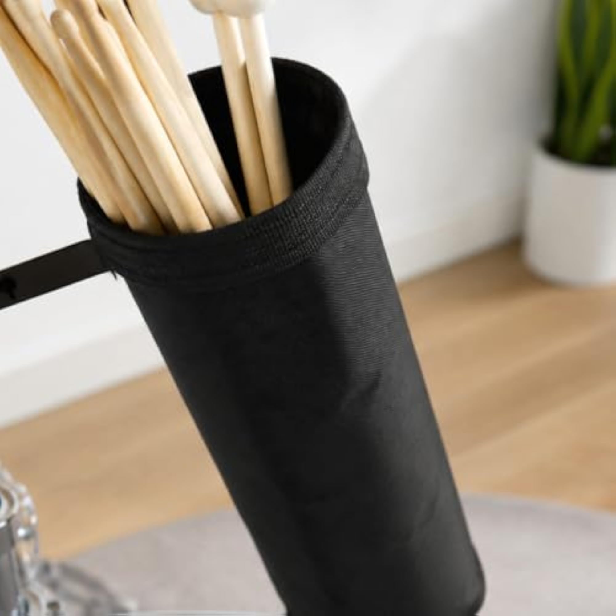 Portable Cylindrical Drumstick Holder Bag, Adjustable Oxford Cloth