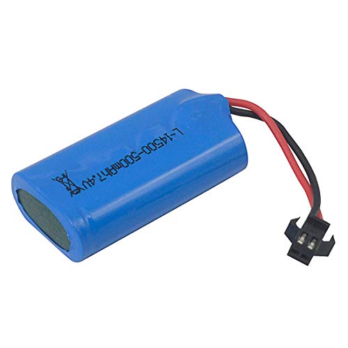 heavKin Compatible with FY004 1 16 6WD RC Truck 7.4V 2000MAH Upgrade Battery Accessories (Blue, 7.4V 2000MAH)
