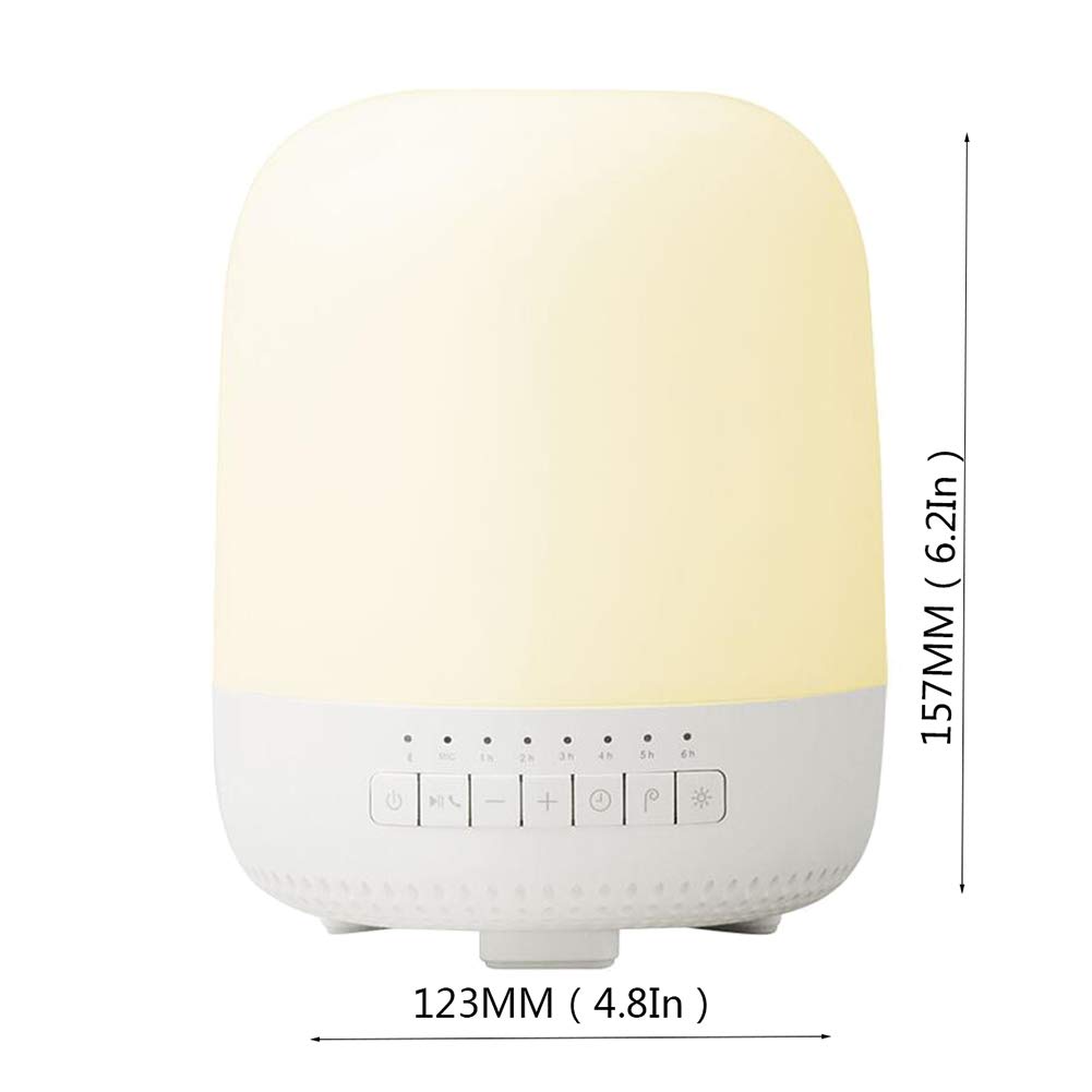 XRXX Diffusore di Aromi 200ML Diffusore di Oli Essenziali di Musica di Bluetooth Umidificatore Ad Ultrasuoni Diffusore di Luce di Notte Silenzioso Marble