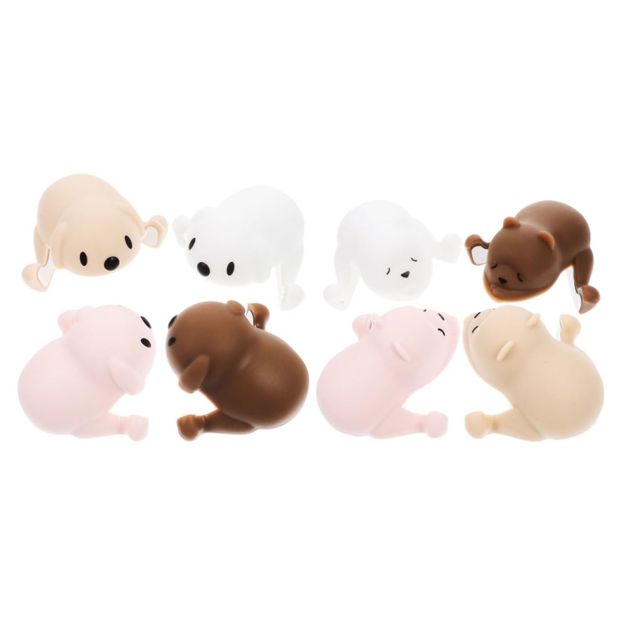 VICASKY Juego de 4 de Esquina de bebé de Silicona para Muebles, protección Infantil, diseño de Dibujos Animados, fácil de Cubrir para el hogar, 8 Unidades x 4