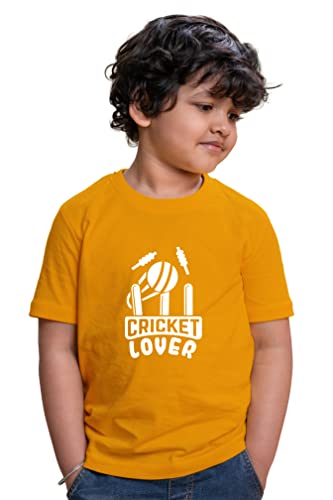Image of Kids Cricket Lover Half Sleeve Printed Tshirt