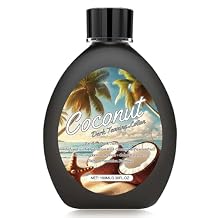 Dark Tanning Lotion Accelerator for Indoor Tanning Beds & Outdoor, Fast Dark Tan Enhancer with Coconut Oil & Aloe, Moisturizing Indoor Tanning Lotion for Face & Body 1PC