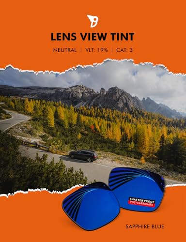 Image of PRO+ Polycarbonate Replacement Lenses for Ray-Ban New Wayfarer RB2132 52 /55 /58mm Sunglasses