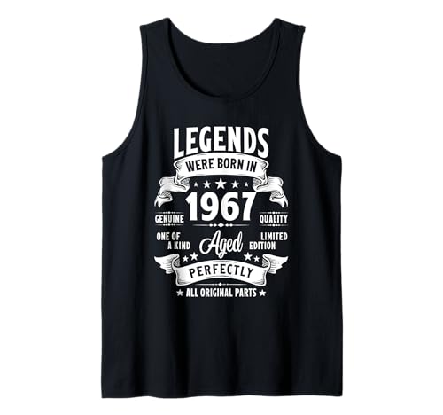 Vintage 1967 58 Year Old Gifts For Men Women 58th Birthday Canotta