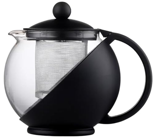 Bule de Chá em Vidro com Infusor - Design Moderno