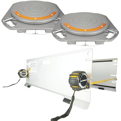 Complete Auto Wheel Alignment Bundle: 3-in-1 Toe Alignment Plates and AutoSolo Turn Plates with Accessories for Precise Vehicle Alignment and Performance Cover