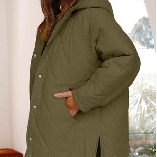 Women's Winter Trendy Lightweight Hooded Quilted Jacket, Patiyu- Women Casual Warm Long Sleeve Oversized Jackets4