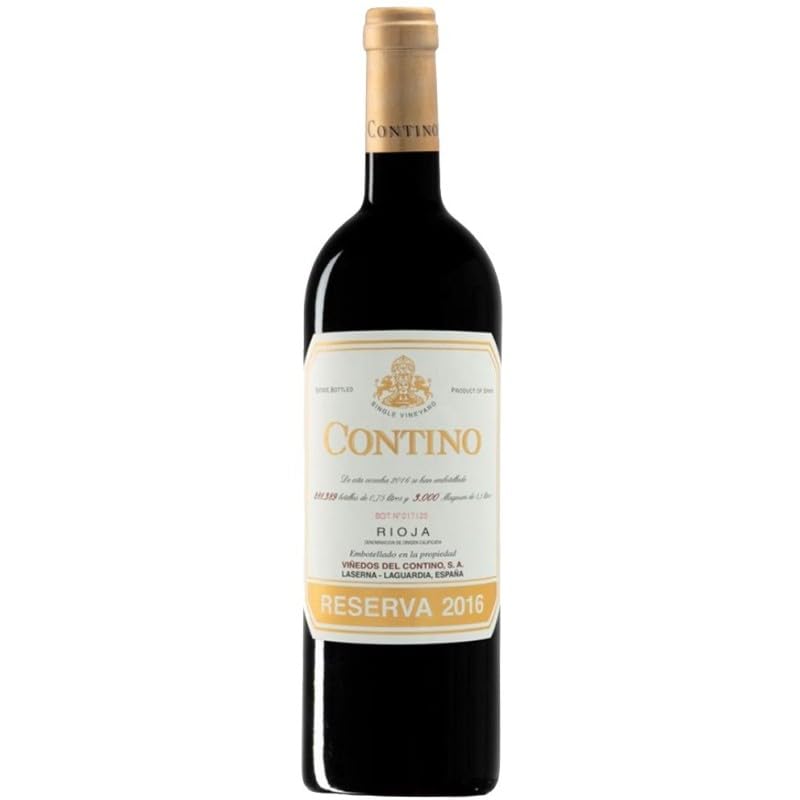 Contino Reserva, vino tinto con crianza que combina Tempranillo, Garnacha, Graciano y Mazuelo para ofrecer equilibrio, estructura y aromas intensos| 1 botella