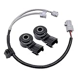 HiSport Knock Sensor and Harness Kit - Compatible with Toyota Corolla FJ Cruiser Highlander Matrix Sequoia Sienna Avalon Camry Land RAV4 Tacoma Venza Yaris 4Runner Tundra Solara - Replace 89615-B6010