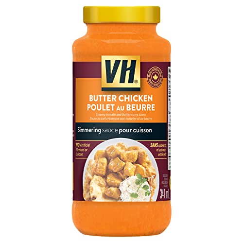 VH Butter Chicken Cooking Sauce (12 Count), 341ml/11.5oz, Jars {Imported from Canada}