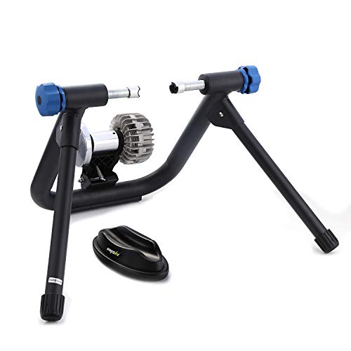 unisky Fluid Bike Trainer Stand Indoor Exercise Bicycle Training Stand Mountain & Road Bike Flywheel Stand with Noise Reduction