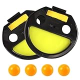 1 set Outdoor Toys Children Hand Catching Racket Parent Child Sports Toy Rackets Balls Fun Table Tennis Hand Clip Game Kids
