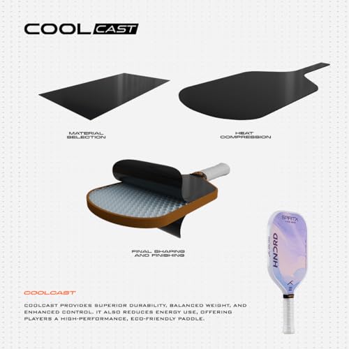 Image of Hundred Spirit X Flow Blast - Pickleball Paddle | 13mm Core | Wide Body Power Paddle | Enhanced Sweet Spot | Ideal for Beginners & Intermediate Players | Free Paddle Bag