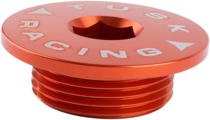 Tusk Billet Aluminum Engine Plug Kit Orange Compatible with KTM 250 SX-F 2011-2025/350 SX-F 2011-2025