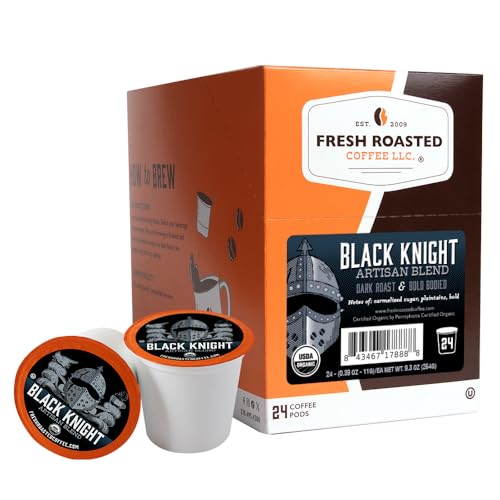 Fresh Roasted Coffee, Organic Black Knight | USDA Organic, Kosher