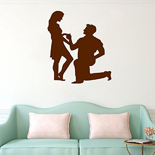 Buy Sticker Studio Love Couple Wall Sticker (PVC Vinyl,Size 58 cm x 50