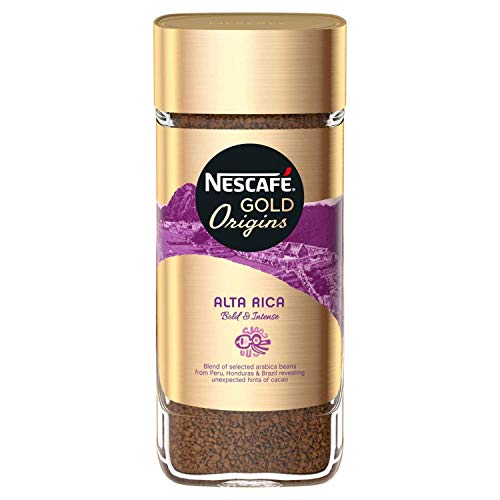 Nescafe Gold Origins Alta Rica Ground Coffee, 3.53 Oz 100 G, Glass ...