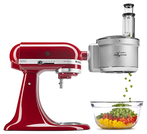 Flash Deals - 40% OFF KitchenAid KSM2FPA Food Processor Attachment, Dicing Kit, Silver
