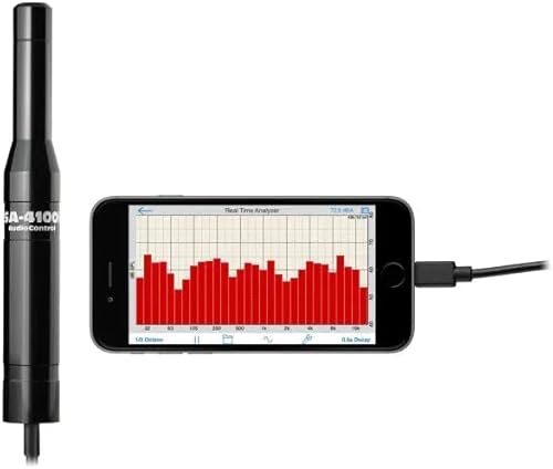AudioControl SA-4100i - Micrófono omnidireccional para dispositivos Apple e iOS