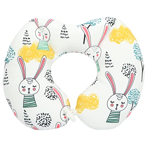 Image of KAKIBLIN Baby Travel Pillow for Head and Neck Support Pillow for Pushchair,Car Seat Travel New Version (Rabbit)