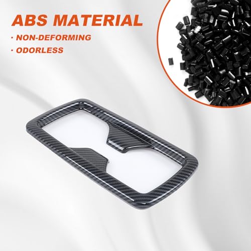 Marco Portavasos para Toyota Grand Highlander 2024-2026 fibra carbono miniatura 2