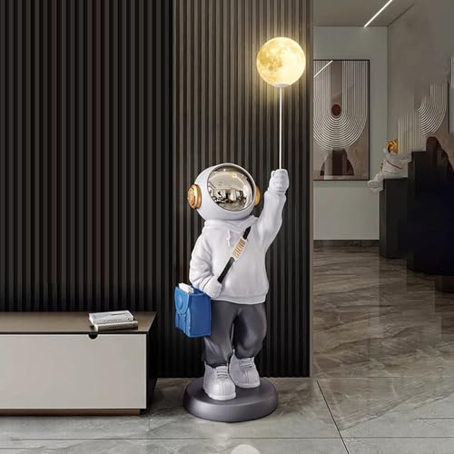 JAnjiaLxY 宇宙飛行士の置物 樹脂製 宇宙飛行士 モデル オーナメント 宇宙員 大型 宇宙デスク装飾 インテリア フィギュア タイプ1 ホーム オフィス デスクトップ デコレーション 棚の装飾 F 家の装飾 卓上装飾