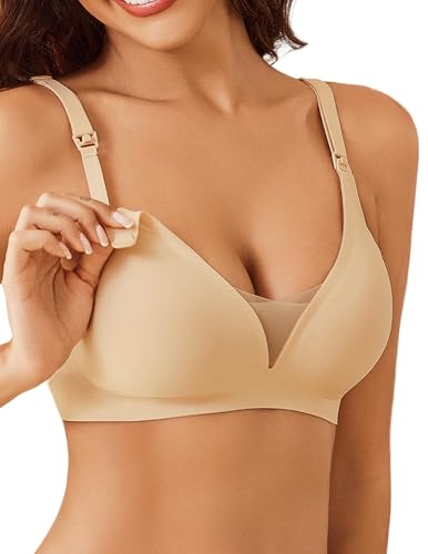 Avidlove Nursing Bras for Breastfeeding Seamless Ultra Comfort Pregnancy Maternity Wireless Bralette