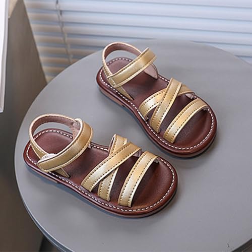 IWIHMIV Slip On Sandals for Girls Beach Open Toe Sandals Outdoor Flat Kid Comfortable Non Slip Summer Shoes for Girls2