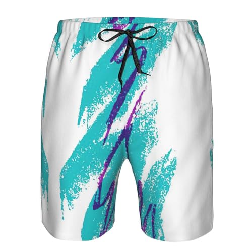 90'S Cup Design Print Men's Shorts Casual Lightweight Yoga Shorts Elastic Waist Drawstring Summer Beach Shorts3