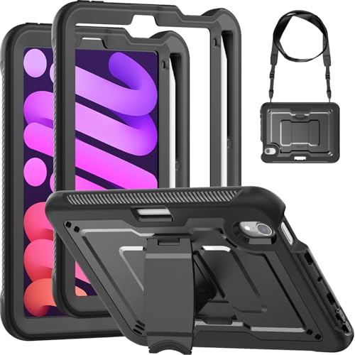 Coque iPad mini 7 antichoc Miimall protège-écran pour éviter les casses
