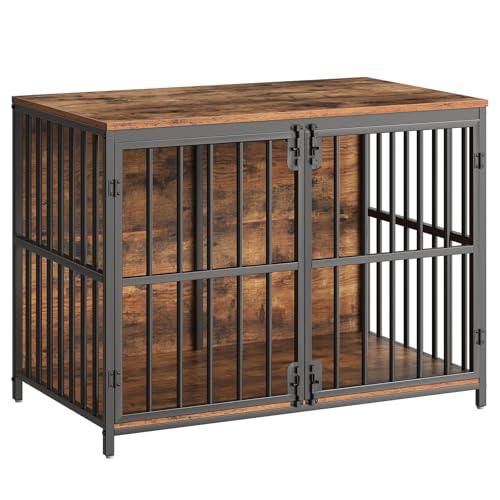 HOOBRO Cage pour Chiens de 98 cm, Double Porte, Table...