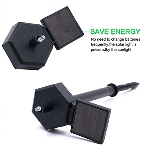 All'aperto Gufo Luci Solari Realistico Gufo con