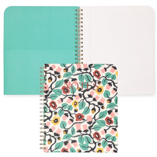 AMÉLIN ARCHIVE Cute Large Spiral Notebook College Ruled, 11" x
