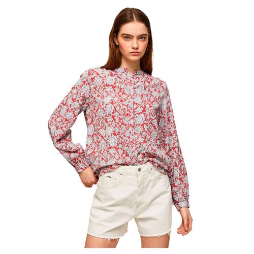 Pepe Jeans Damen Bimba Blouse, Multicolour (Multi), M
