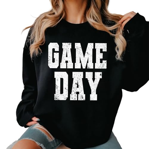 Game Day Sweatshirt, Unisex Sports Shirt, Retro Style Football Pullover, Crewneck Game Sweater3