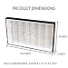 DisplayGifts Hot Wheels 1/64 Scale Diecast Display Case Storage Cabinet Shelf Wall Mount Rack for 56 Slots 2 Doors Design 98% UV Protection