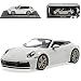 Produktbild Porsche 911 992 4S Cabrio Grau Neue Generation Ab 2019 1/18 Minichamps Modell Auto mit individiuellem Wunschkennzeichen