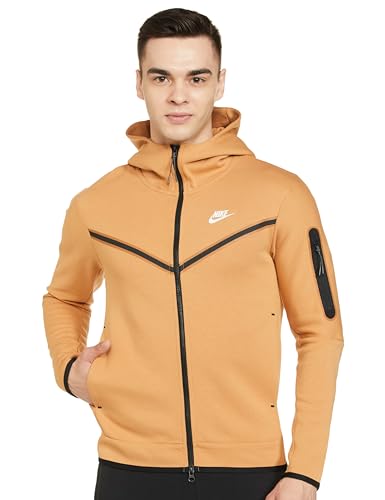 Image of Nike Cotton Men Hooded Neck Sweatshirt